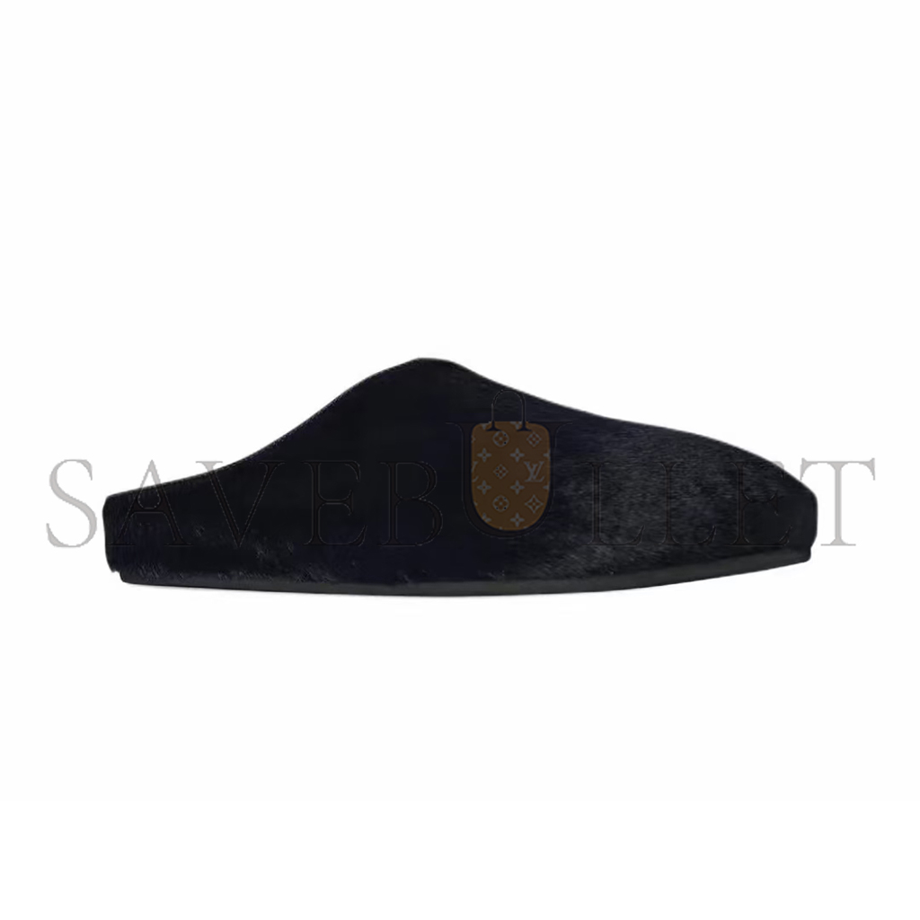 T*e R*w navy blue horsehair slippers f1486l70nvyf